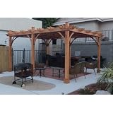 12x16 Cedar Pergola Breeze