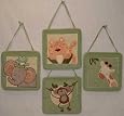 NoJo Jungle Babies Wall Hanging