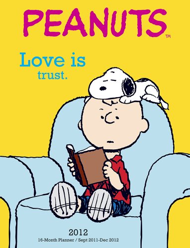 2012 Peanuts Love is Agenda Calendar