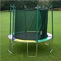 SportsTramp 12 FT Round Trampoline with Safety Cage