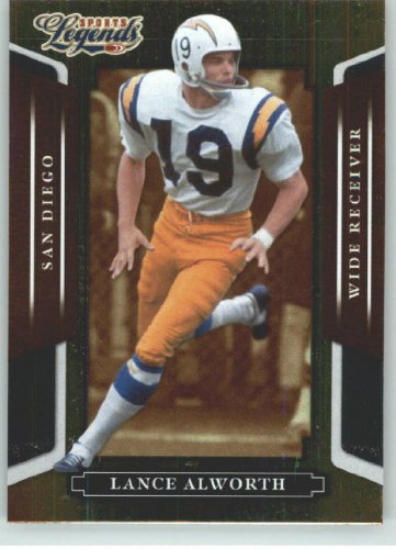 2008 Donruss Americana Sports Legends (Entertainment) #69 Lance Alworth - San Diego Chargers (Football Card) (Baseball Cards)