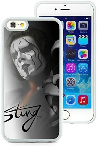 Fashion Custom Made White Case/Cover/Skin For Iphone 6 4.7 Inch TPU Phone Case With Wwe Superstars Collection Wwek Sting (Laser Technology)