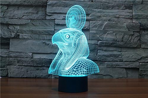 Alisable 3D Pharaoh GuardAwaken R2-D2 Robot Children Room Bedroom decorative Night multi 7 color change USB Touch button LED desk table light lamp