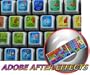ADOBE AFTER EFFECTS KEYBOARD STICKERS