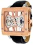Adee Kaye #AK6019-MRG Men's 50 x 50 mm Rose Gold Tone Mechanical Skeleton Sun Moon Watch