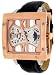 Adee Kaye #AK6019-MRG Men's 50 x 50 mm Rose Gold Tone Mechanical Skeleton Sun Moon Watch