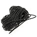 Schwarz Rund Leder Band Riemen Lederschnur 8-9 meter