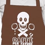 51kvG60tM3L. SL160  Caffè Per Favore   Barschürze, Coffeeshop Schürze, Latzschürze   Die Geschenkidee für den Kaffeeliebhaber