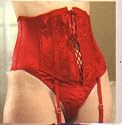Satin Jacquard Waist Cincher Corset in Asst Colors and Sizes.