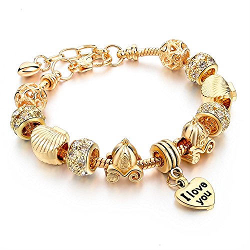 Long Way Women Gold Plated Snake Chain Bracelet 
