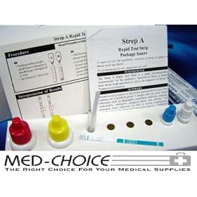 MEDCHOICE Strep A Rapid Test Kit - Box of 25 tests