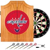 NEW NHL Washington Capitals Dart Cabinet includes Darts and Boar - NHL7000-WC