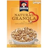 Quaker Oats, Honey & Almonds Natural Granola Cereal, 28 oz (2 Pack)
