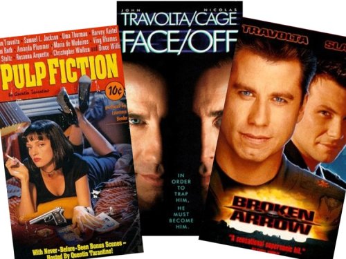 John Travolta Action Collection: Pulp Fiction / Face Off / Broken Arrow