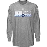 adidas New York Knicks Dark Ash Ball Horizon Long Sleeve T-shirt