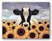 Surrounded By Sunflowers by Lowell Herrero 9.5"x7.5" Art Print Poster