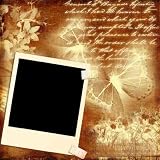 Vintage Page with Plaroid Frame - 24