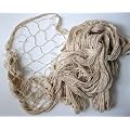 gro�es Deko Netz Fischernetz ca. 150x300cm Beige Baumwolle Maschen 4x4cm
