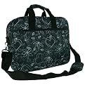 J World Laptop Love Letter Messenger Bag - Black
