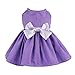 Fitwarm Elegant Dog Dress Pet Clothes Striped Shirts Cat Apparel, Purple, XXS