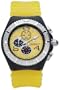 TechnoMarine Men's 108030 Cruise Magnum Diamond Chrono Black and Yellow Watch