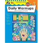 The 100+ Series Daily Warmups, Grade 1: Math Problems and Puzzles (100+) by  School Specialty Publishing