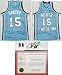 Vince Carter Signed UNC Blue Custom Jersey - North Carolina Tar Heels - UNC NCAA College Athletics