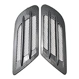 Carbon Fiber Look Automotive Replace Plastic Side Fender Decoration Air Flow Intake Hood Vent Mesh Grille Trim for Chevrolet Aveo Avalanche Camaro Cruze HHR Volt Equinox Suburban Tahoe Traverse Avalanche Colorado Silverado Trailblzer 4 Door Carbon Fiber Look Automotive Replace Plastic Side Fender Decoration Air Flow Intake Hood Vent Mesh Grille Trim for Chevrolet Aveo Avalanche Camaro Cruze HHR Volt Equinox Suburban Tahoe Traverse Avalanche Colorado Silverado Trailblzer 4 Door