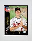 Joe Mauer 2008 Studio Double Matted 8O x 10O Photograph (Unframed)