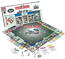 NEW YORK JETS Team Logo Collector's Edition MONOPOLY (Includes six collectible pewter tokens)