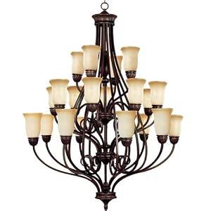 Maxim Lighting - 11297WSOI : Bolero 20-Light Chandelier - Oil Rubbed Bronze by Maxim Lighting