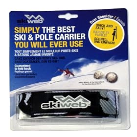 Skiweb Ski Carrier The Award Winning Ski & Pole Carrier by
