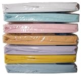 Biber Spannbettlaken (Testroet), 100 x 200 cm, Ökotex Standart 100, Hellblau