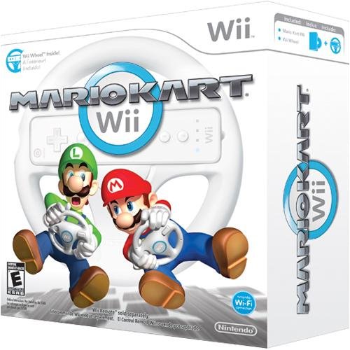Mario Kart Wii with Wii Wheel