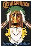 IMAGE OF Cafiaspirina Art Print Poster by Luciano Achille Mauzan