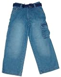 Little Boys' Cargo Jeans with Belt