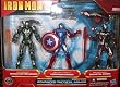 Iron Man 2 Movie Concept Series 3.7 Inch Action Figure 3pack Advanced Tactical Armor War Machine Omega Factor Armor, Iron Man Mark Vi Vibranium Armor & Iron Man Mark V Biometal Armor