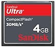 SanDisk SDCFH-004G-U46 Ultra Carte M�moire CompactFlash 30 Mo/s 4 Go
