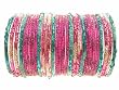 Beachcombers! Ethnic Glass Indian Wedding Bridal Bollywood Bangles Belly Dance Bracelets Set