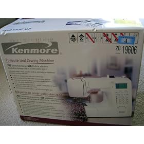 Kenmore Computerized 19606 Sewing Machine / 765 Stitch Functions / 606 Built in Stitches
