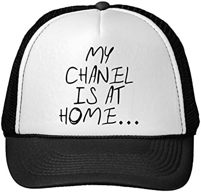Hot Fashion Black Cotton Summer Cap Snapback Hats With Dallaslucas My Chanel Is At Home Men's/women's