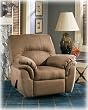 Durapella Cocoa Rocker Recliner By Ashley Furniture