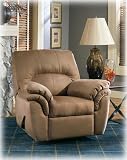Durapella Cocoa Rocker Recliner By Ashley Furniture