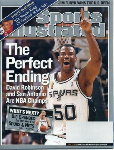 Sports Illustrated June 23, 2003 David Robinson/San Antonio Spurs, Soccer King David Beckham, Jim Furyk/U.S. Open