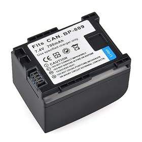 BestDealUSA Replacement Li-ion Battery for Canon BP-809 7.4V 700mAh