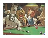 The Hustler by Arthur Sarnoff poster print,20 in. x 16 in.