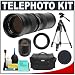 Kenko 420-1600mm Super Telephoto Zoom Lens with 2x Teleconverter + Nikon Case + Tripod + Accessory Kit for Nikon D40, D40x, D60, D80, D200, D300, D3, D700 Digital SLR Cameras