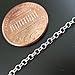 Sterling Silver Chain - 2mm Rolo (3 Feet)