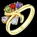 Cheree - Elegant Gold Family Ring - Custom Made to your specifications!