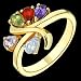 Cheree - Elegant Gold Family Ring - Custom Made to your specifications!